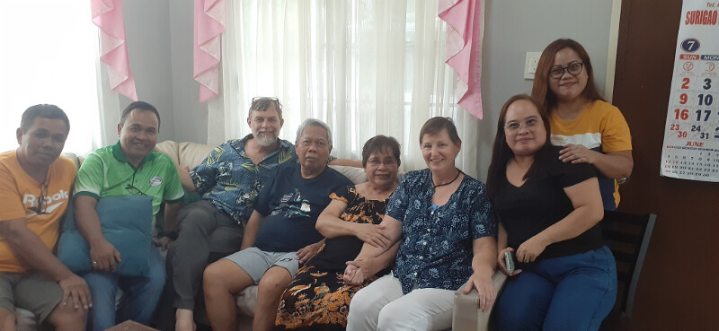 The Salabao were our neighbors back in 86, they adopted us and gave us the venue for our wedding.