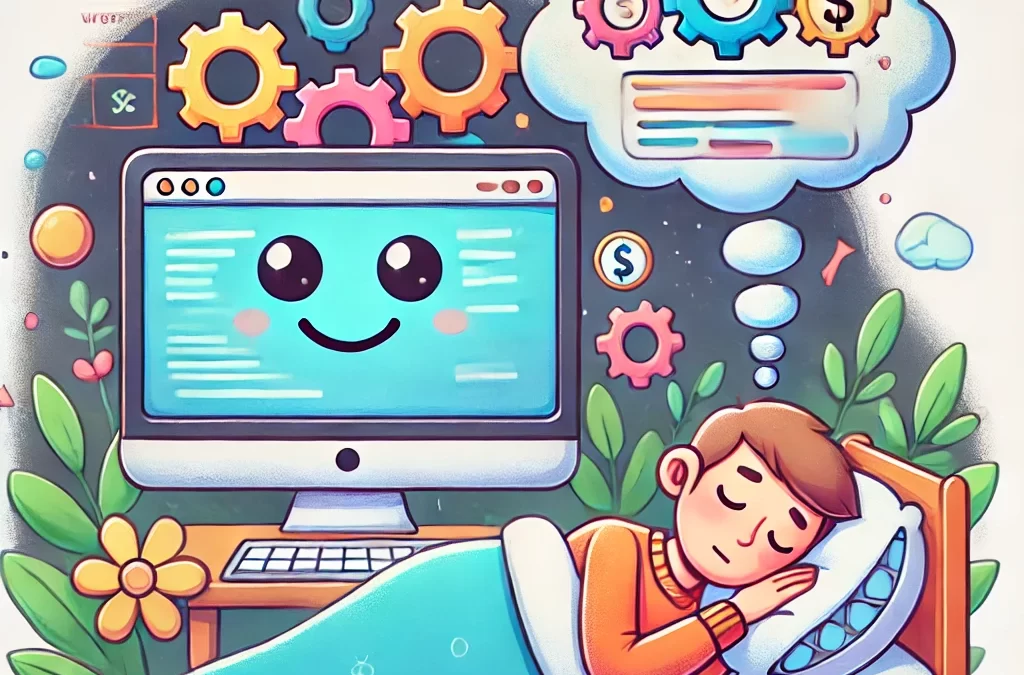 When you are a sleep.